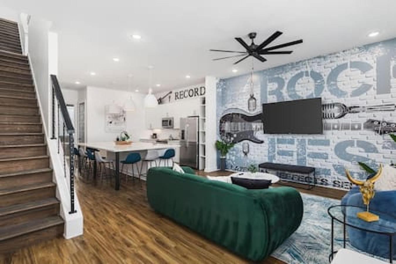 Spacious Home With Large Patio Rooftop Deck And Garage Nashville Dış mekan fotoğraf